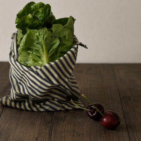 French Market Striped Beeswax Wrap Set