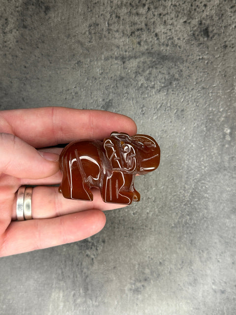 Karneol - Elefant