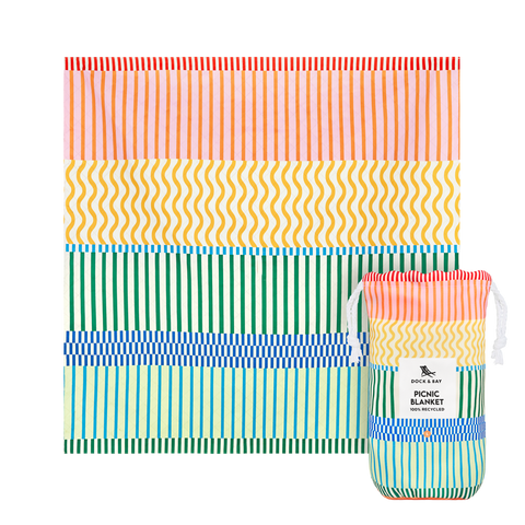Stripe Up Your Life Picnic Blanket