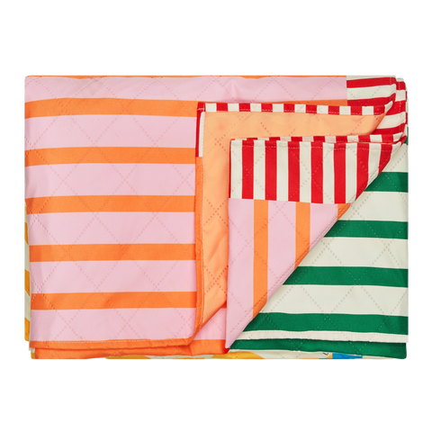 Stripe Up Your Life Picnic Blanket