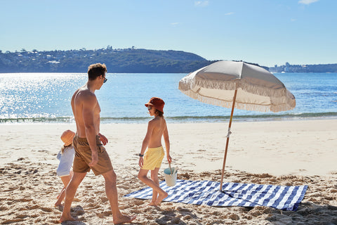 Whitsunday Blue Picnic Blanket