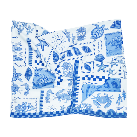 XL Grecian Shores Beach Towel