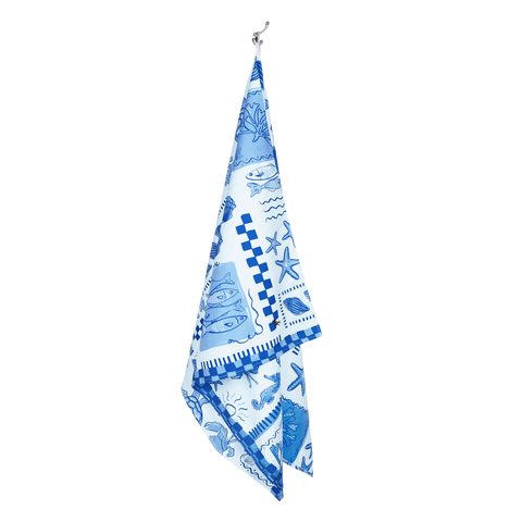 XL Grecian Shores Beach Towel
