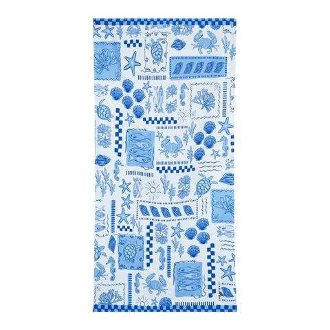 XL Grecian Shores Beach Towel