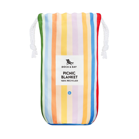 Candy Stripes Picnic Blanket