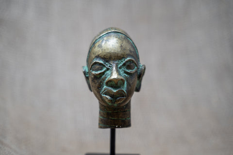 Benin-Bronzekopf – 37,8