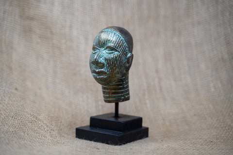Benin-Bronzekopf – 37,9
