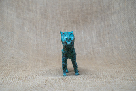 Benin Leopard sculpture - Bronze 56.18