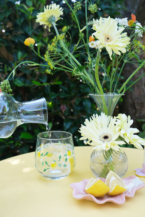 Carafe et verres à Limoncello