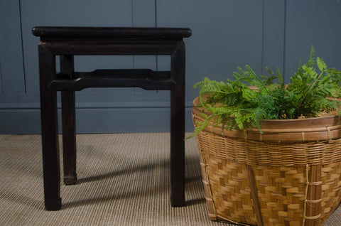 Chinese 19th century rosewood side table