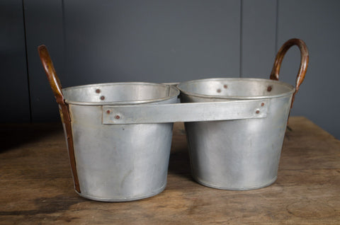Double bucket planter