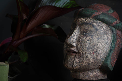 Finest Burmese puppet head sculptures - Various prices