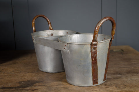 Double bucket planter