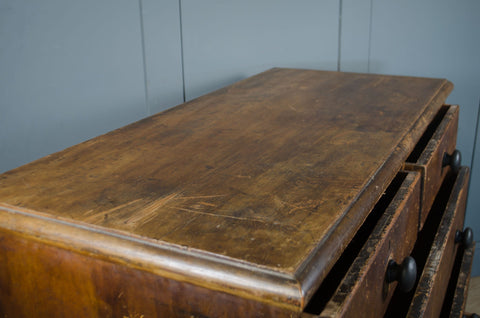 Victorian Rustic Pine Chest of Drawers