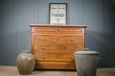 19th century French Ash Louis Philippe Chest of Drawers