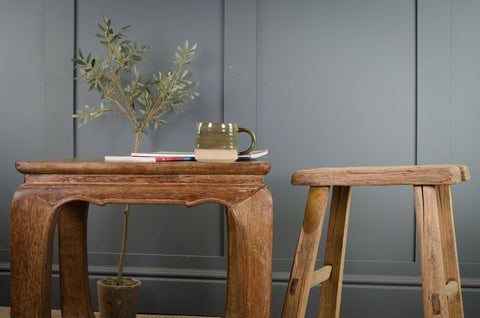 Chinese hardwood side table