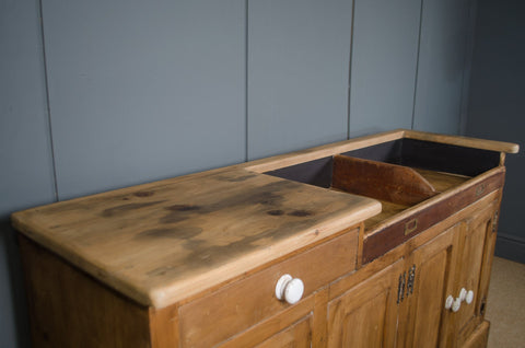 Stripped Pine Kitchen Sideboard