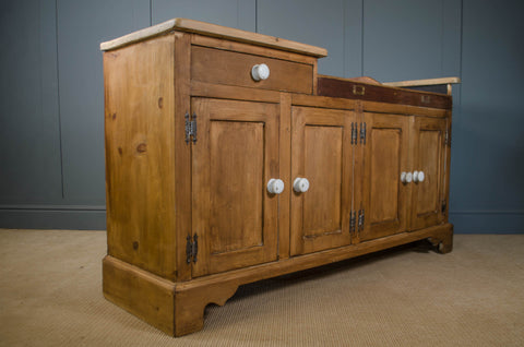 Stripped Pine Kitchen Sideboard