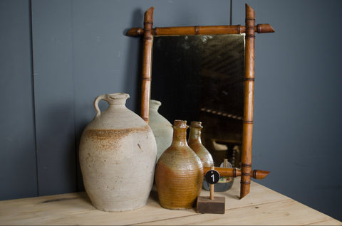 French bamboo mirrors