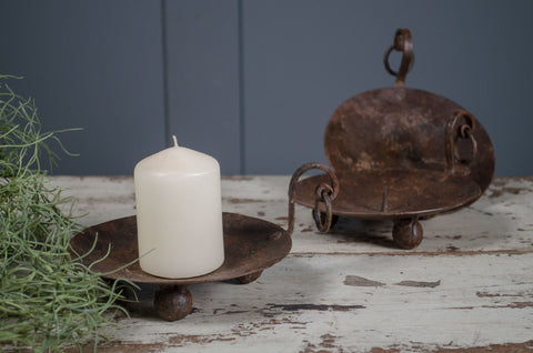 Reclaimed candle holder