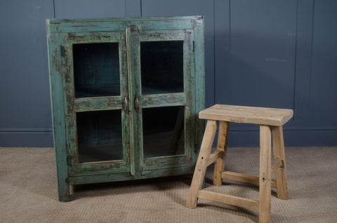 Antique Indian Glazed Cupboard