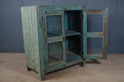Antique Indian Glazed Cupboard