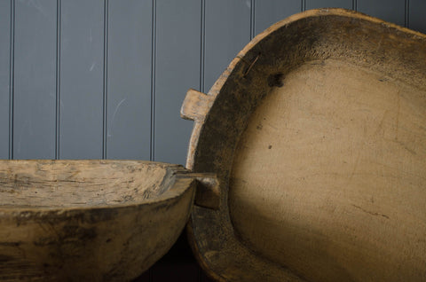 Large antique rice prep bowl