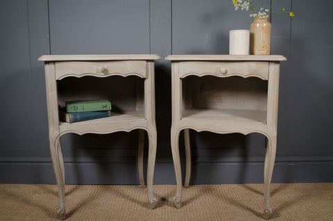 Pair of Vintage French Louis style Bedside Tables