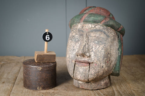 Finest Burmese puppet head sculptures - Various prices