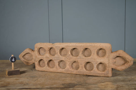 Reclaimed Indian Mancala Board Tray