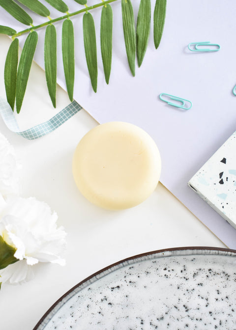 Patchouli Rose Solid Conditioner Bar | Natural Hair Conditioner for Dry, Damaged & Frizzy Hair | Vegan, Plastic-Free Hair Care