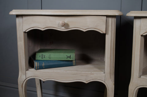 Pair of Vintage French Louis style Bedside Tables