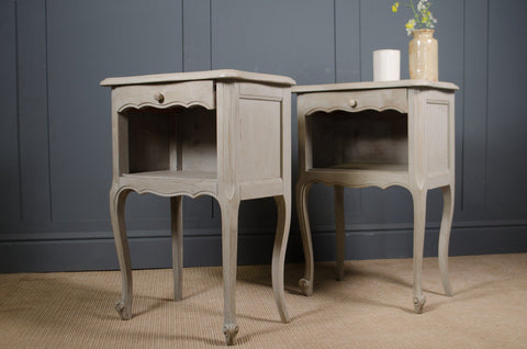 Pair of Vintage French Louis style Bedside Tables