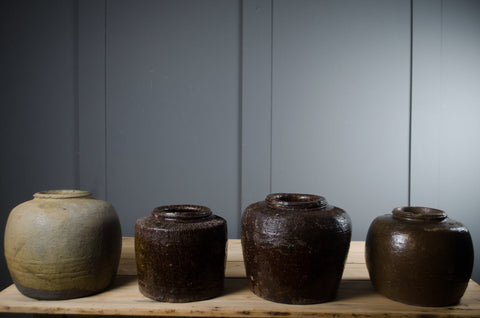 Chinese preserve jars