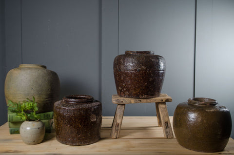 Chinese preserve jars