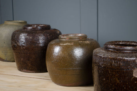 Chinese preserve jars
