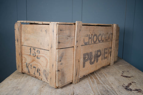 Original French Chocolate storage chest