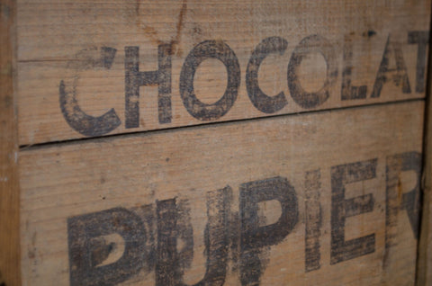 Original French Chocolate storage chest
