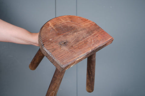 Rustic milking stool