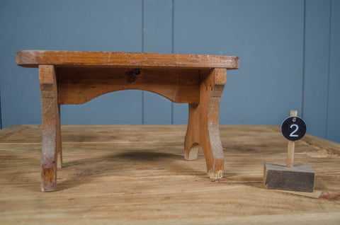 Mini Rustic Pine Stools