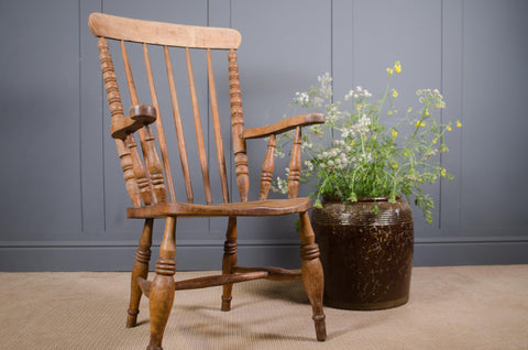 Antique bobbin turned Carver Chair