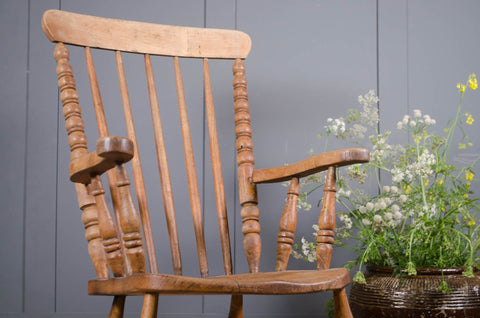 Antique bobbin turned Carver Chair