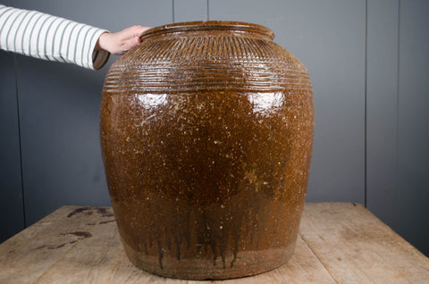 Large Chinese Shanxi Preserve Jars