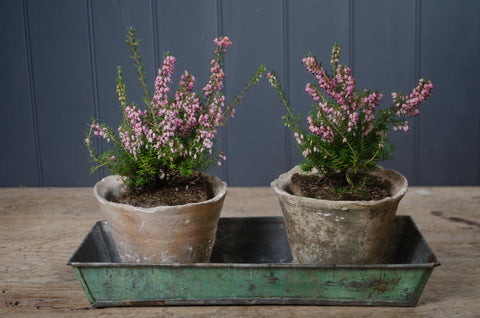 Reclaimed metal tray