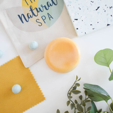 Lemon Eucalyptus Solid Conditioner Bar | Natural Hair Conditioner for All Hair Types | Vegan, Plastic-Free Hair Care