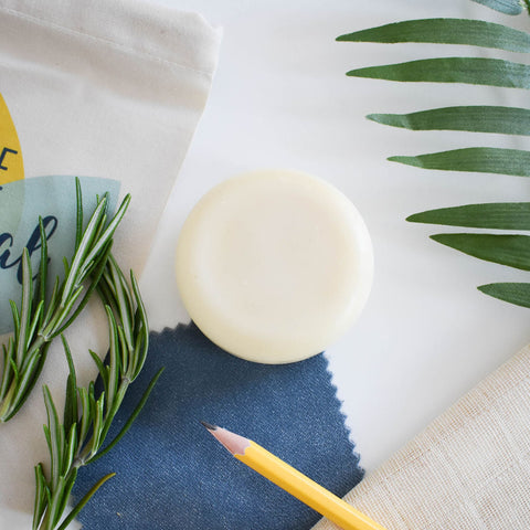 Rosemary & Lime Solid Conditioner Bar | Natural Hair Conditioner for All Hair Types | Vegan, Plastic-Free Hair Care