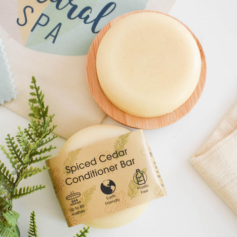Spiced Cedar , Solid Conditioner Bar 60g