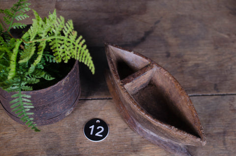Reclaimed wood spice trays