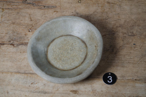 Antique Indian stone spice bowls