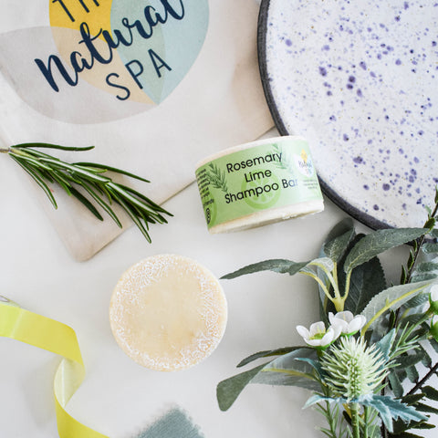 Rosemary & Lime Shampoo Bar | Natural Hair Wash for All Hair Types | Vegan, Plastic-Free Hair Care